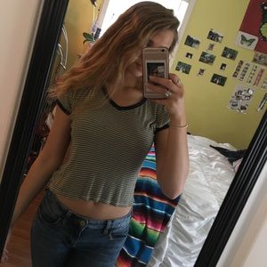 Stripped crop top